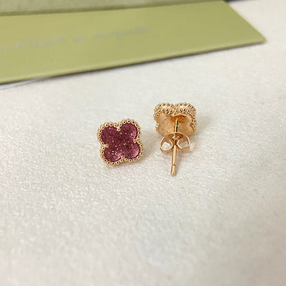 [⭐vintora]2026 NEW MINI CLOVER 1 MOTIF  BUBBLE PINK ENAMEL