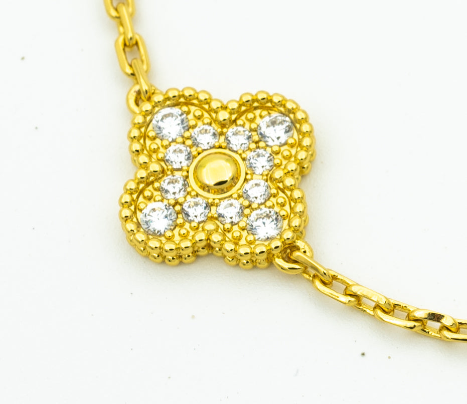 [⭐vintora] CLOVER 5 MOTIF LASER BRACELET COLLECTION