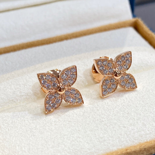 [⭐vintora]STAR DIAMOND EARRINGS