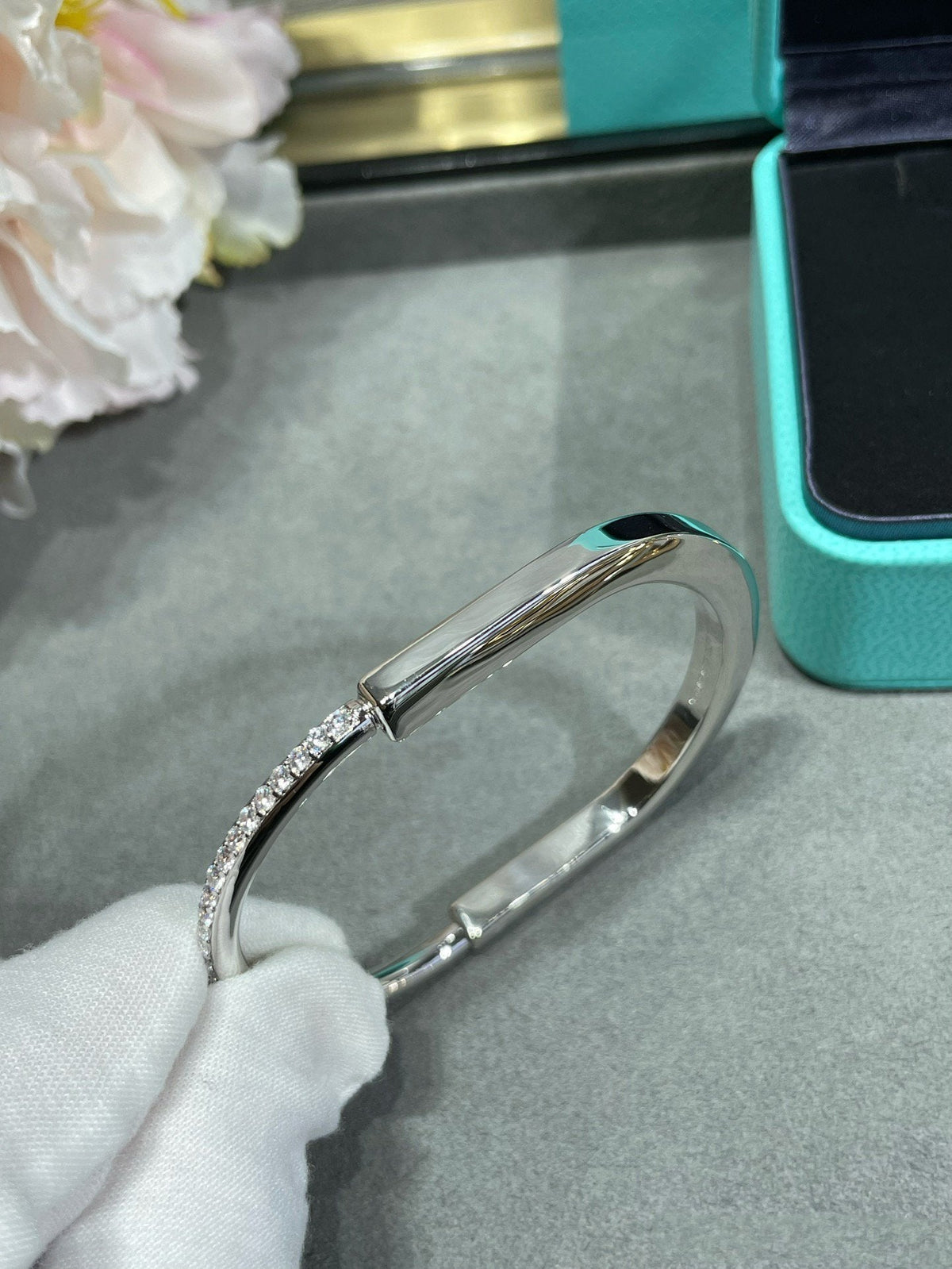 [⭐vintora Jewels]LOCK BRACELET DIAMOND
