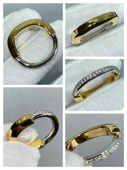 [⭐vintora Jewels]LOCK DIAMOND RING