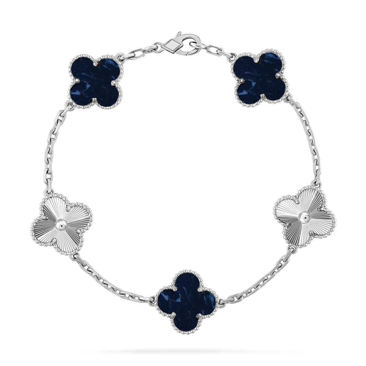 [⭐vintora]CLOVER 5 MOTIF PIETERSITE BRACELET COLLECTION