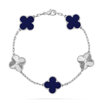 [⭐vintora]CLOVER 5 MOTIF LAPIS LAZULI BRACELET COLLECTION
