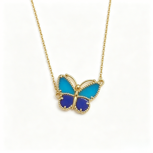 [⭐vintora]  2026 NEW LUCKY BUTTERFLY 1 MOTIFS NECKLACE
