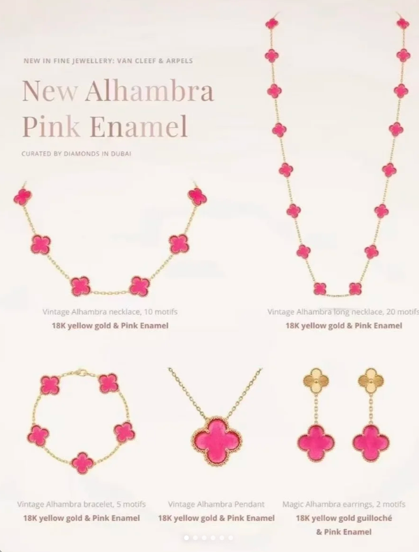 [⭐vintora]26 NEW PINK BUBBLE ENAMEL SET