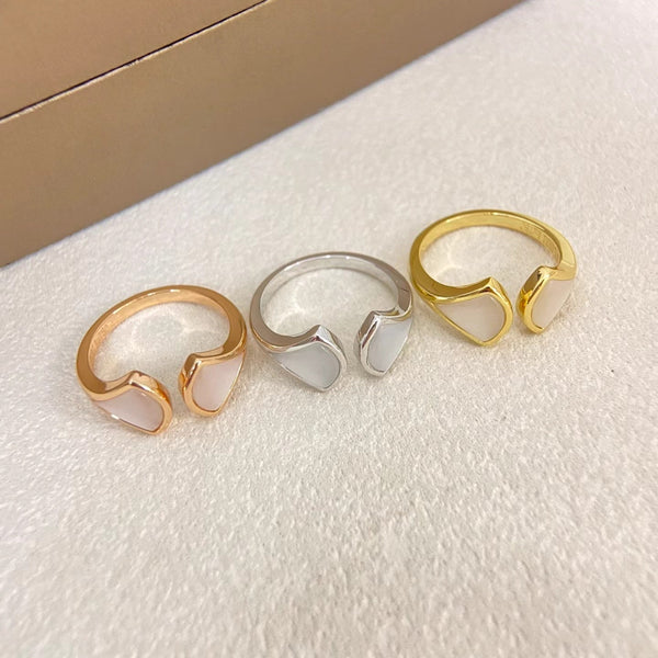 [⭐vintora]DOUBLE SKIRT PATTERN OPEN RING