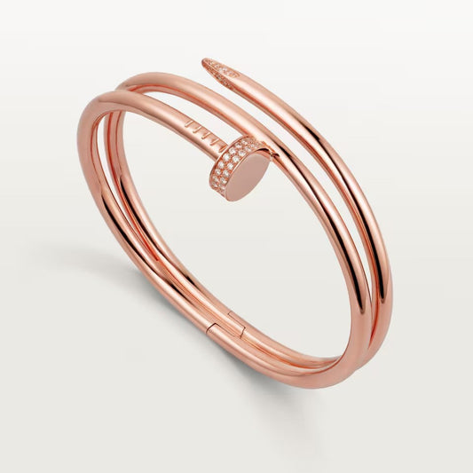 [⭐vintora]JUSTE BRACELET 3.5MM DOUBLE ROW DIAMOND
