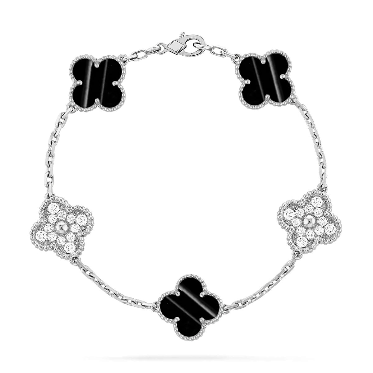 [⭐vintora] CLOVER 5 MOTIF PULSAR STONE BRACELET COLLECTION