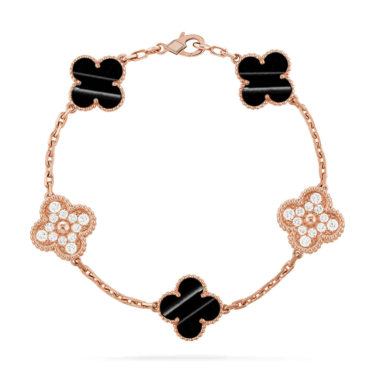 [⭐vintora] CLOVER 5 MOTIF PULSAR STONE BRACELET COLLECTION