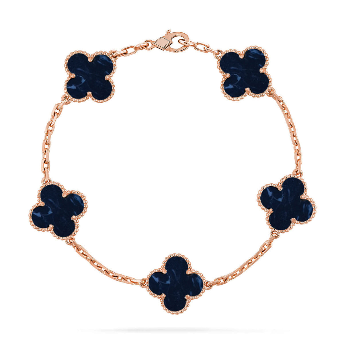 [⭐vintora]CLOVER 5 MOTIF PIETERSITE BRACELET COLLECTION