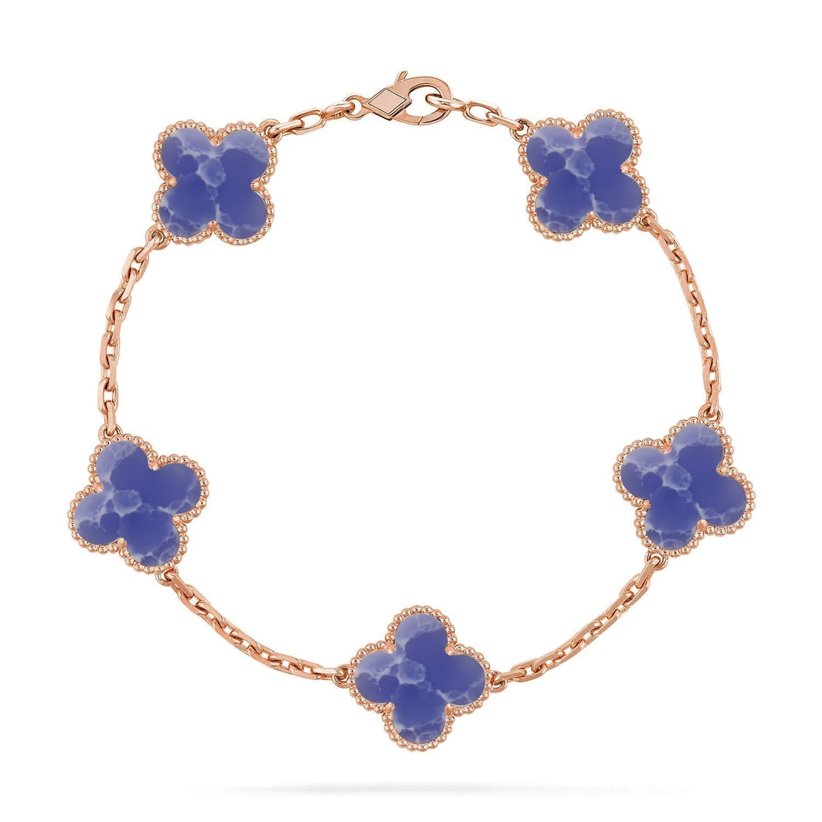 [⭐vintora]CLOVER 5 MOTIF BLUE VEINS BRACELET COLLECTION