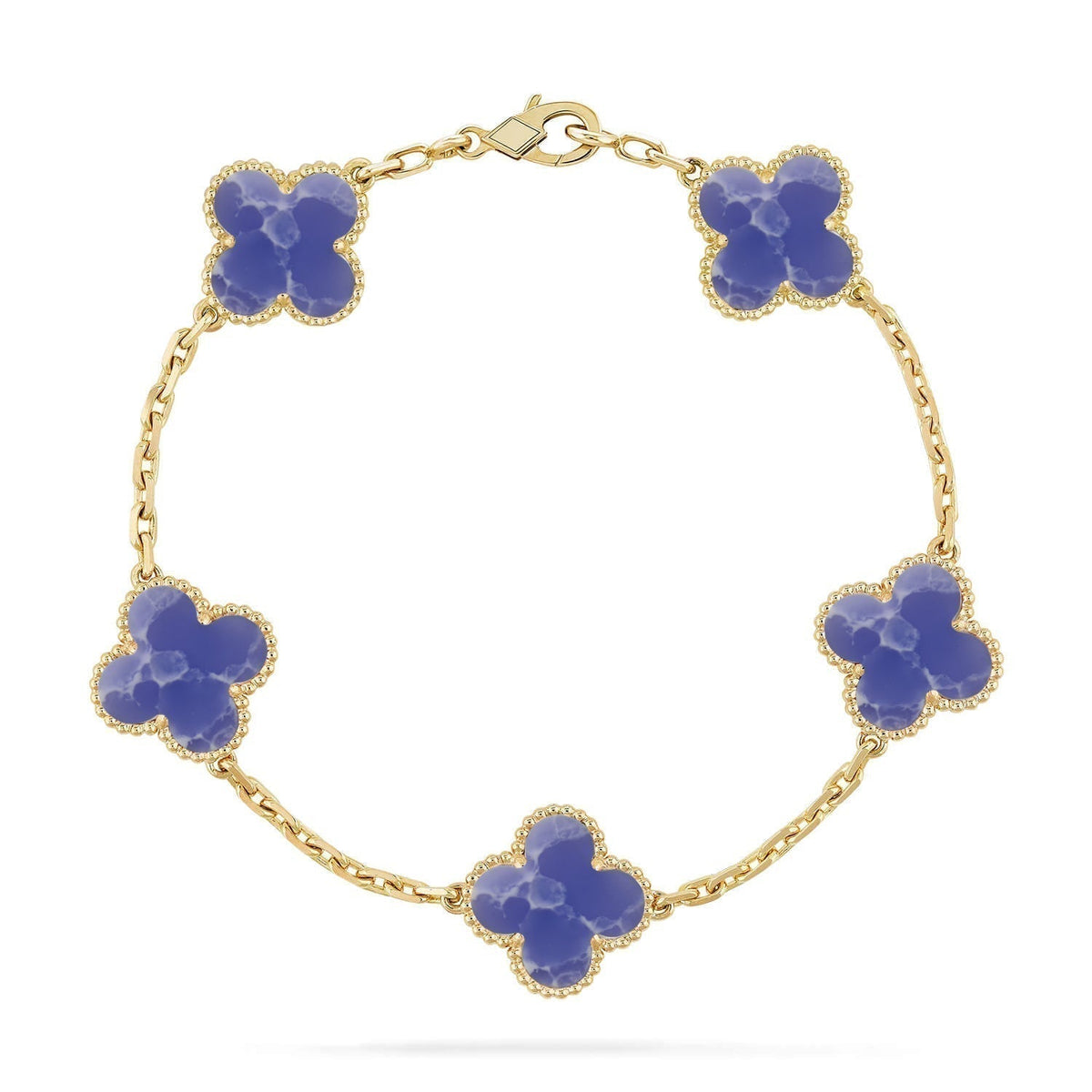 [⭐vintora]CLOVER 5 MOTIF BLUE VEINS BRACELET COLLECTION