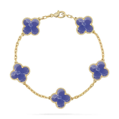 [⭐vintora]CLOVER 5 MOTIF BLUE VEINS BRACELET COLLECTION