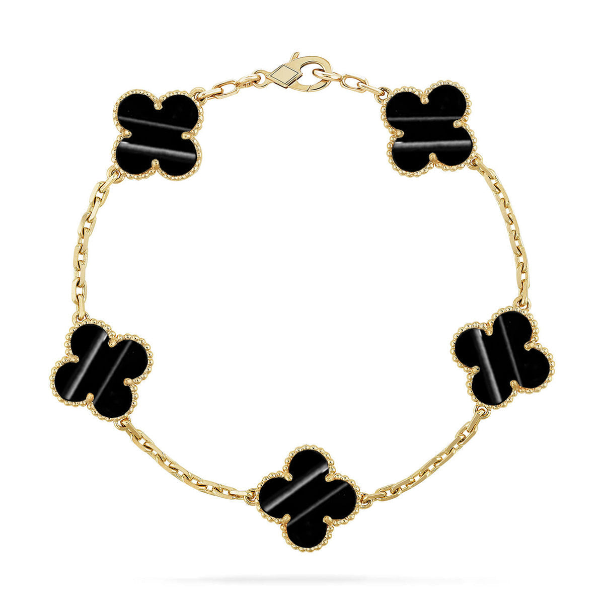 [⭐vintora] CLOVER 5 MOTIF PULSAR STONE BRACELET COLLECTION