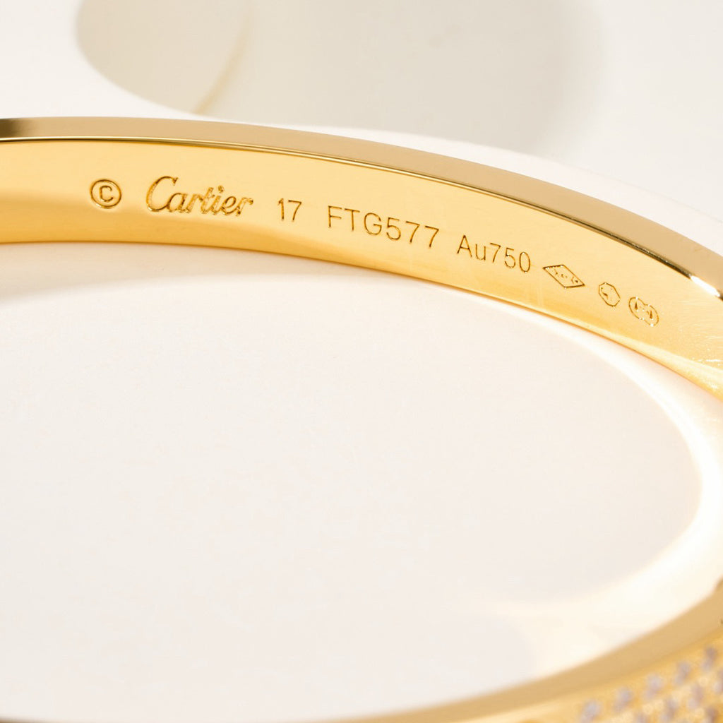 [⭐vintora]LOVE BRACELET 4.8MM DIAMOND-PAVED
