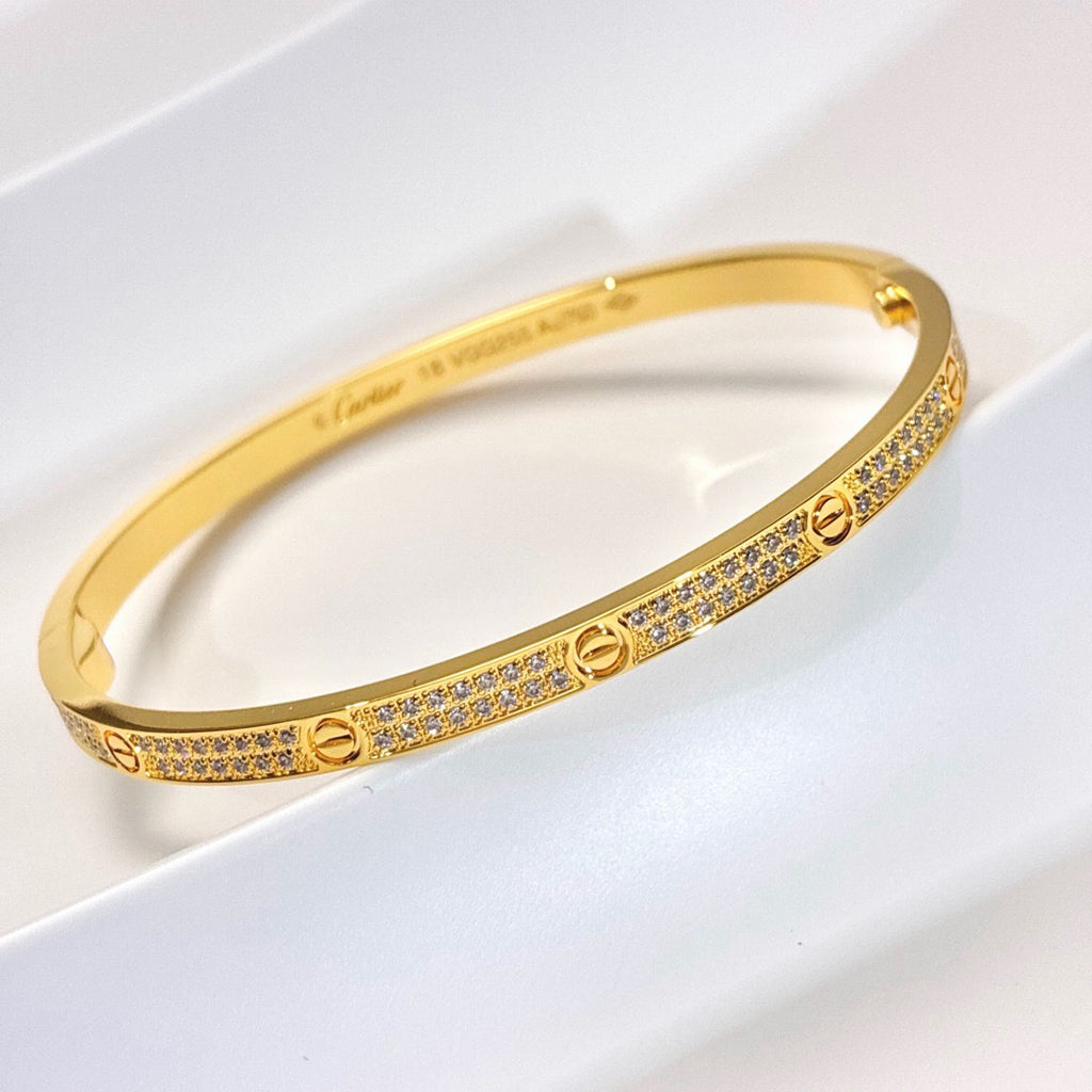 [⭐vintora]LOVE BRACELET 3.65MM DIAMOND-PAVED