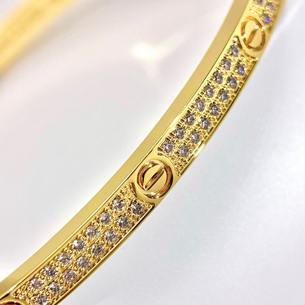 [⭐vintora]LOVE BRACELET 3.65MM DIAMOND-PAVED