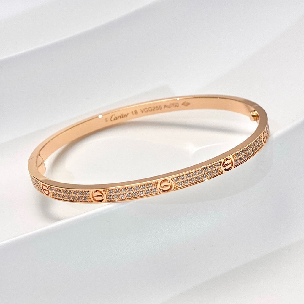[⭐vintora]LOVE BRACELET 3.65MM DIAMOND-PAVED