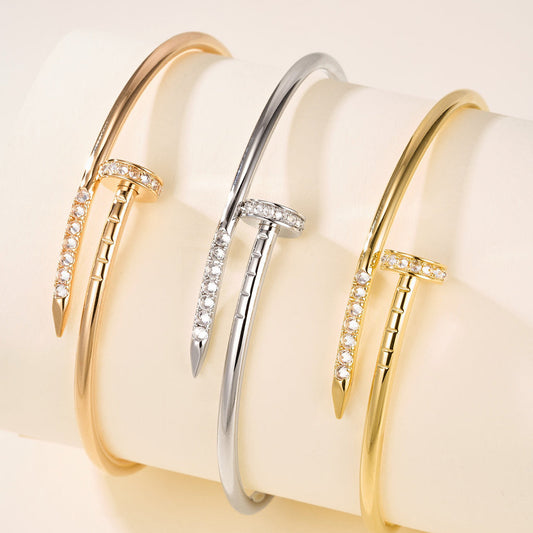 [⭐vintora]JUSTE BRACELET 2.5MM DIAMONDS