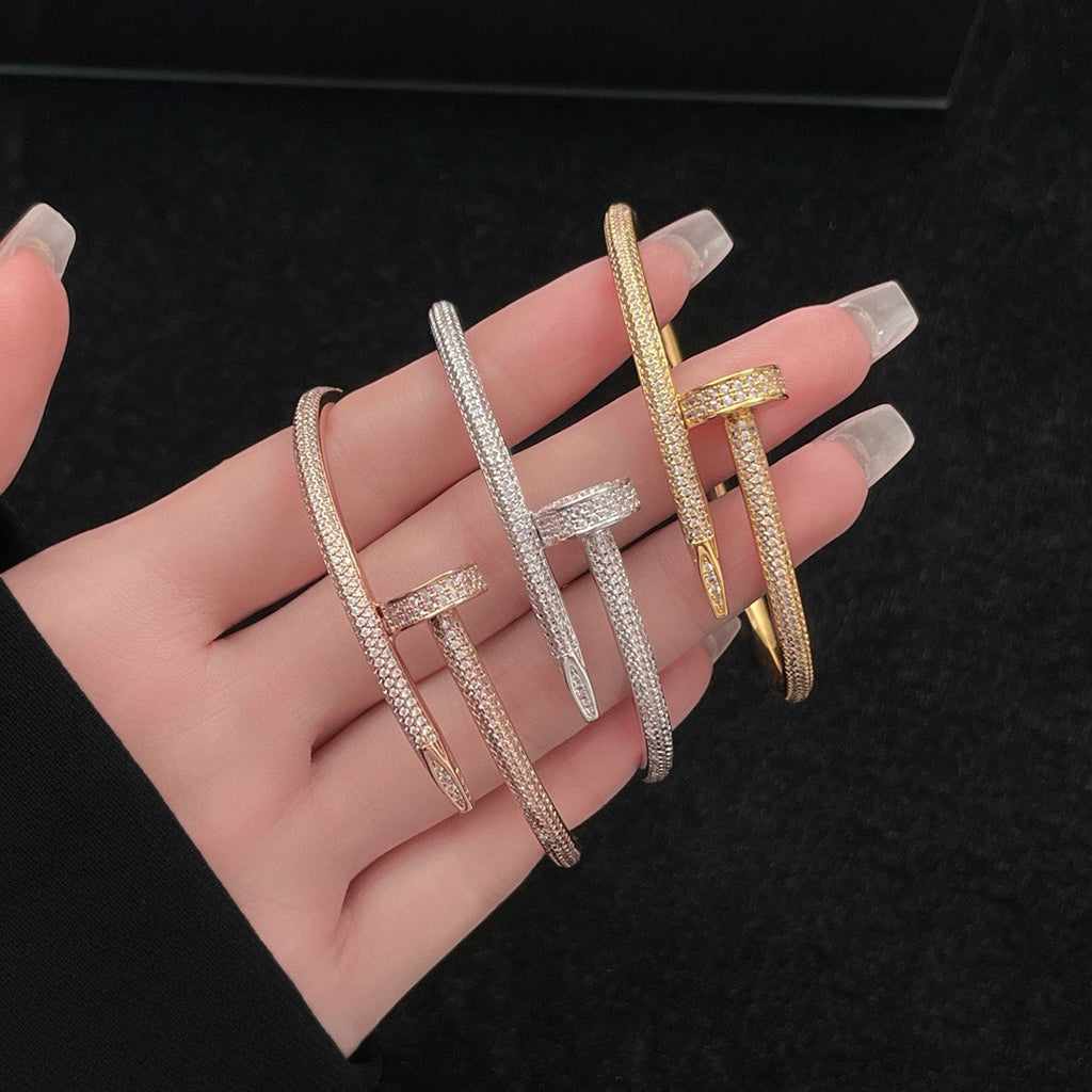 [⭐vintora]JUSTE BRACELET 3.5MM ALL DIAMONDS