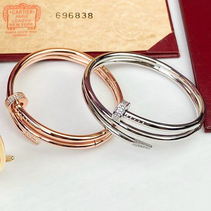 [⭐vintora]JUSTE BRACELET 3.5MM DOUBLE ROW DIAMOND