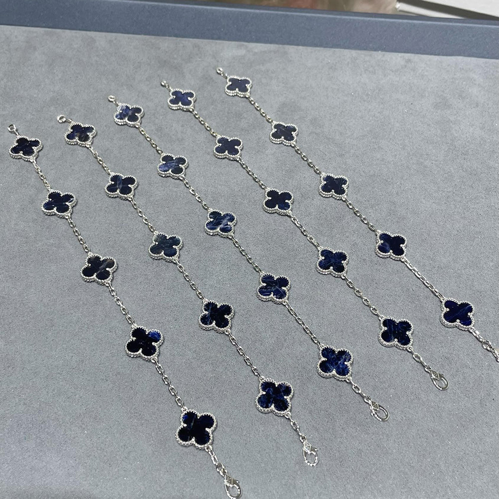 [⭐vintora]CLOVER 5 MOTIF PIETERSITE BRACELET COLLECTION