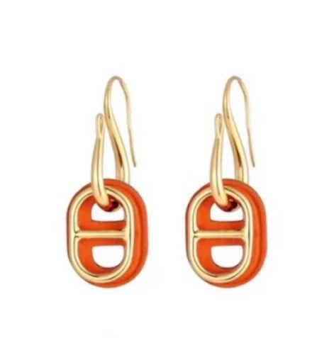 [⭐vintora]HM O'MAILLON GOLD EARRINGS