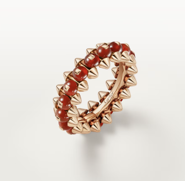 [⭐vintora]CLASH ELEGANT ROSE GOLD RING FEATURING NATURAL AGATE