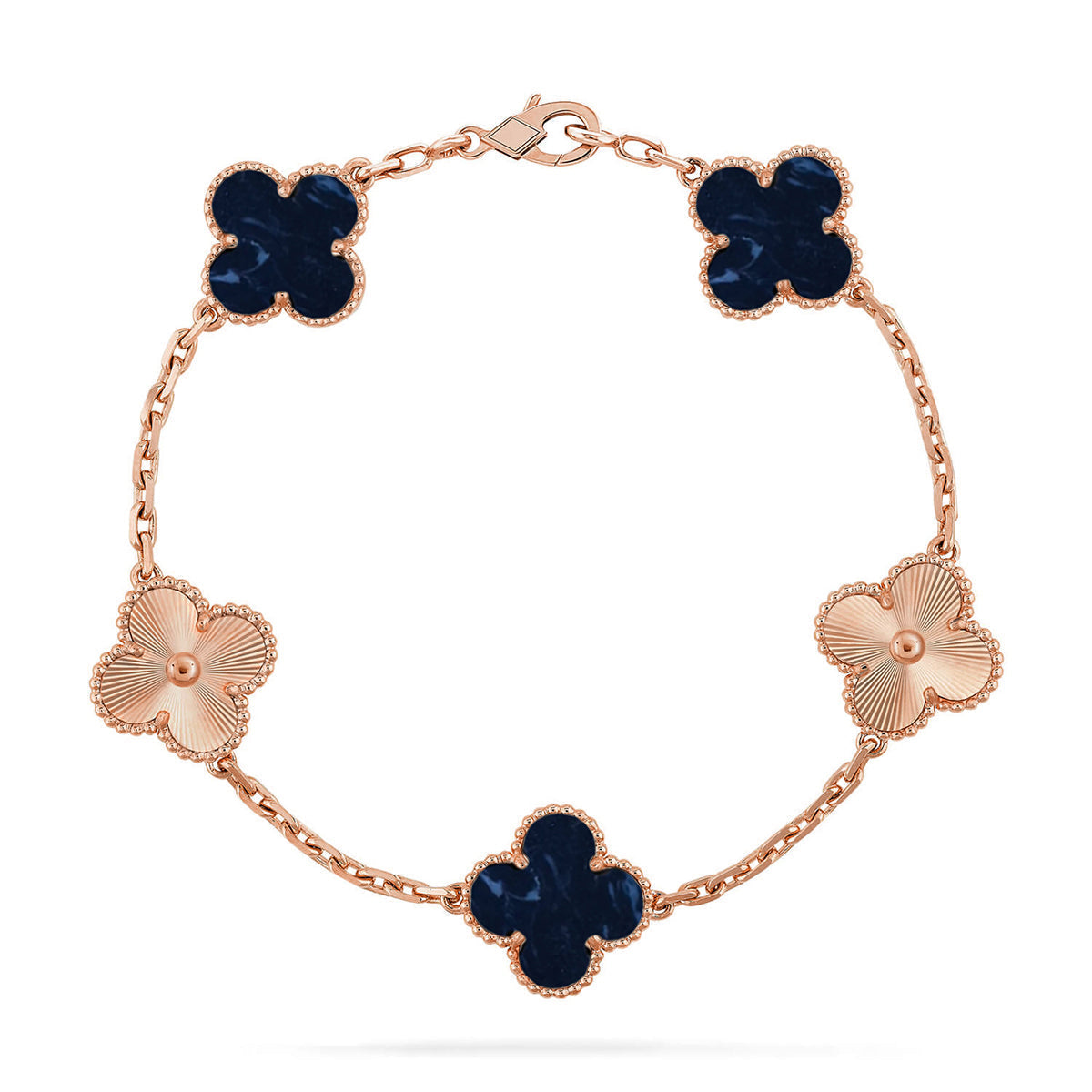 [⭐vintora]CLOVER 5 MOTIF PIETERSITE BRACELET COLLECTION