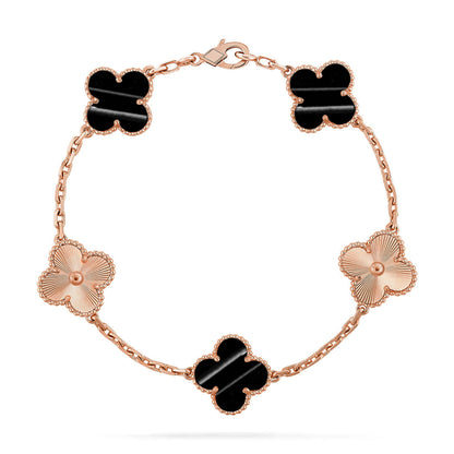 [⭐vintora] CLOVER 5 MOTIF PULSAR STONE BRACELET COLLECTION