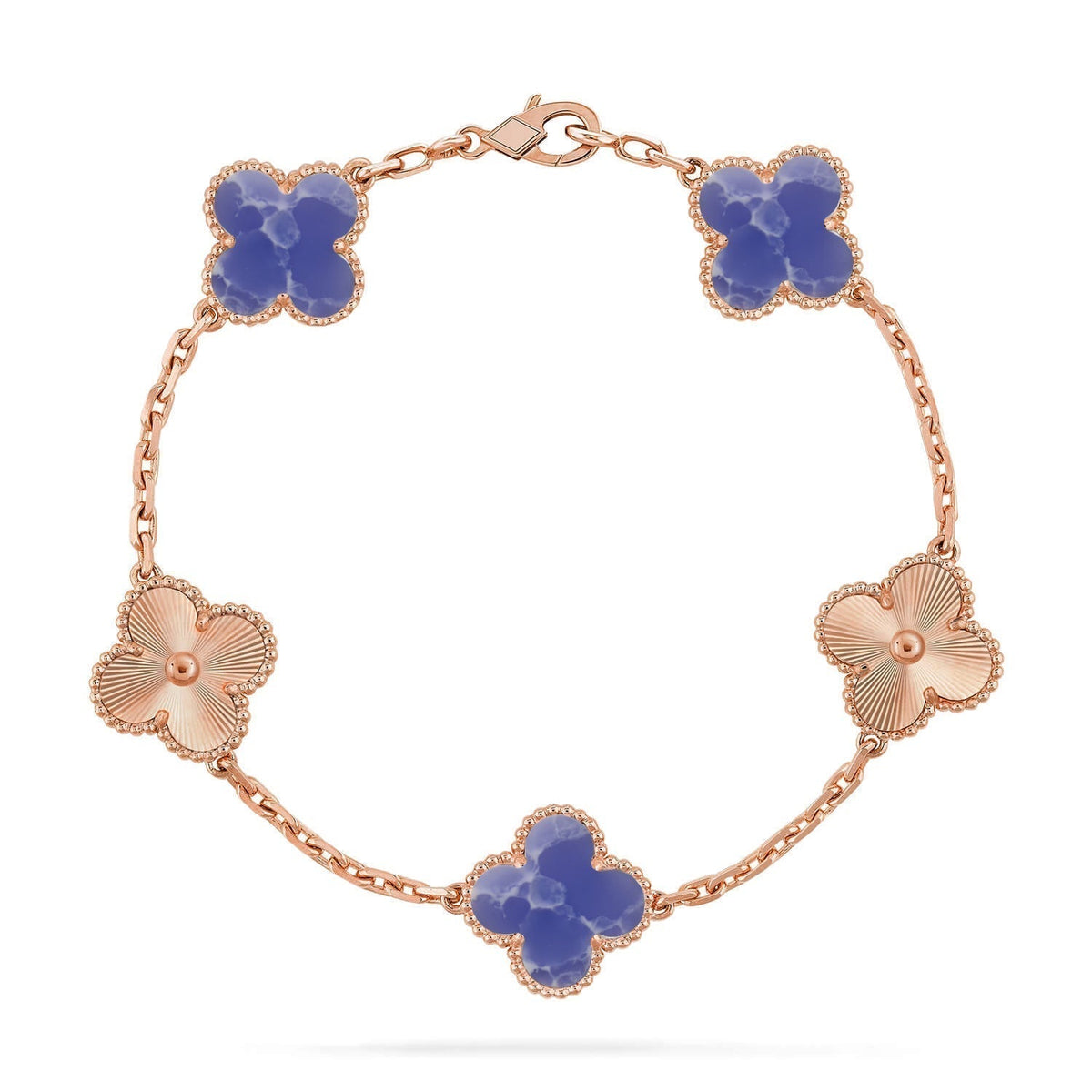 [⭐vintora]CLOVER 5 MOTIF BLUE VEINS BRACELET COLLECTION