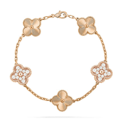 [⭐vintora] CLOVER 5 MOTIF LASER BRACELET COLLECTION