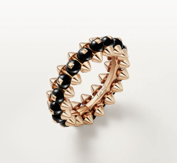 [⭐vintora]CLASH ELEGANT ROSE GOLD RING FEATURING NATURAL AGATE