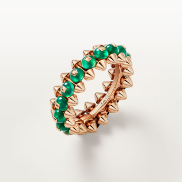 [⭐vintora]CLASH ELEGANT ROSE GOLD RING FEATURING NATURAL AGATE