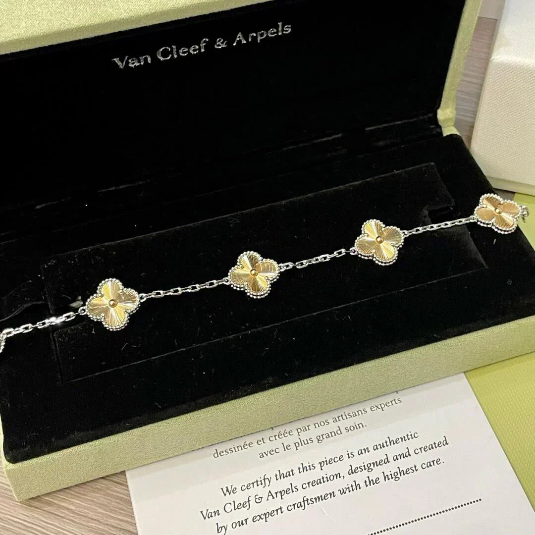 [⭐vintora] CLOVER 5 MOTIF LASER BRACELET COLLECTION