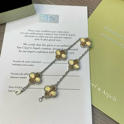 [⭐vintora] CLOVER 5 MOTIF LASER BRACELET COLLECTION